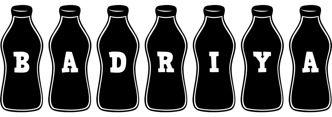 Badriya bottle logo