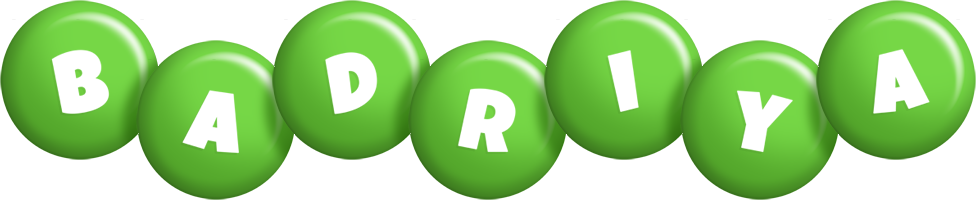 Badriya candy-green logo