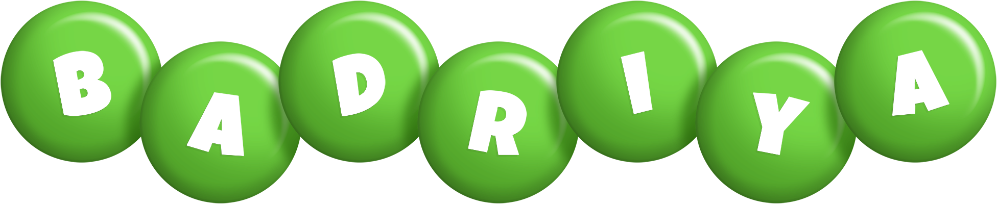Badriya candy-green logo