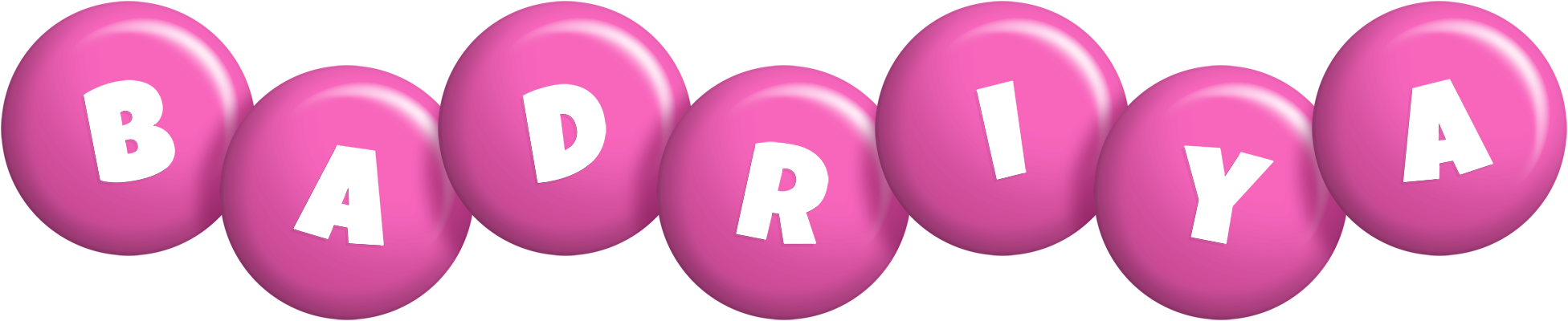 Badriya candy-pink logo