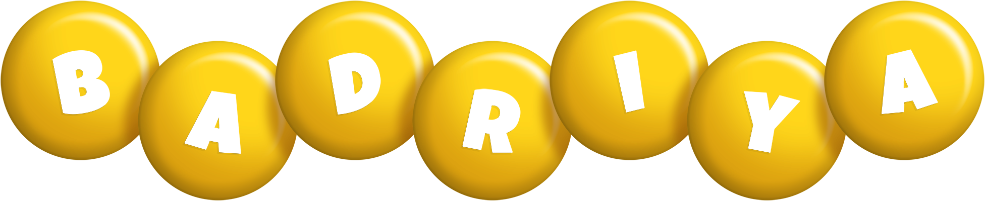 Badriya candy-yellow logo