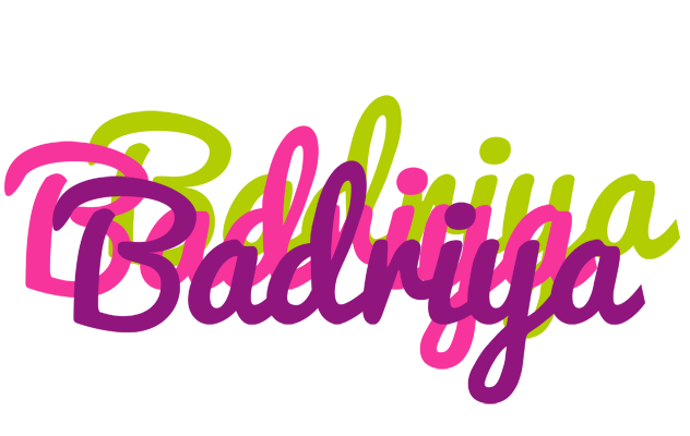 Badriya flowers logo