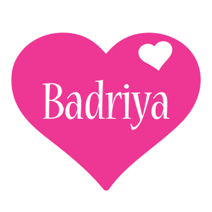 Badriya love-heart logo