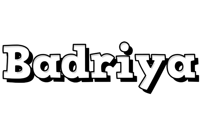 Badriya snowing logo