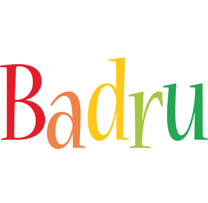 Badru birthday logo