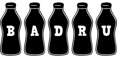 Badru bottle logo