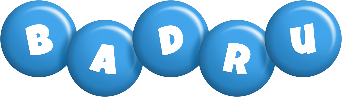 Badru candy-blue logo