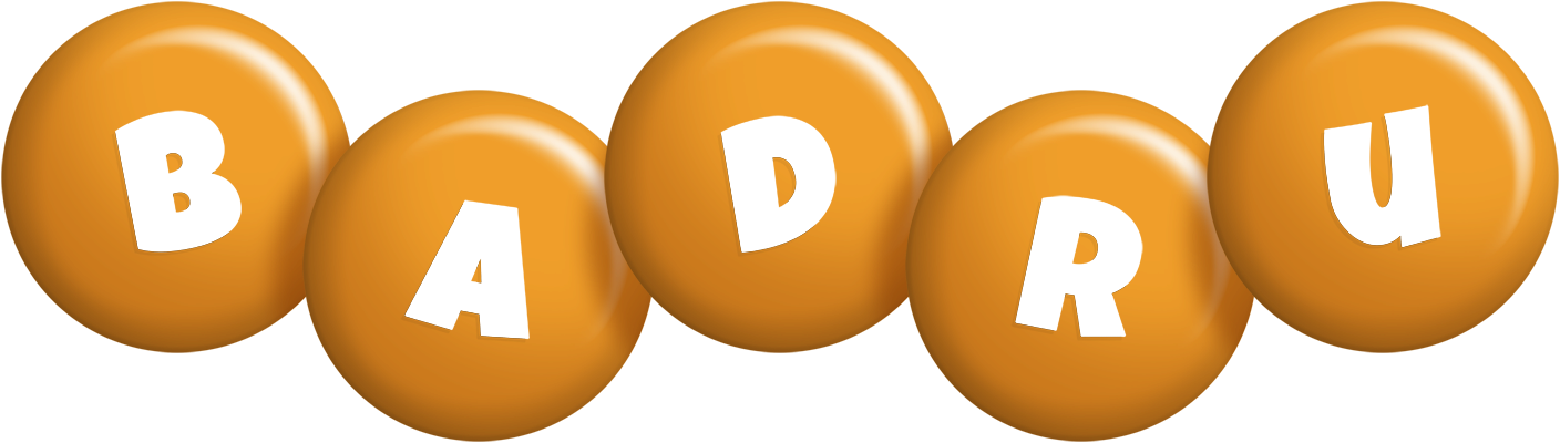 Badru candy-orange logo