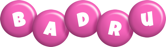 Badru candy-pink logo