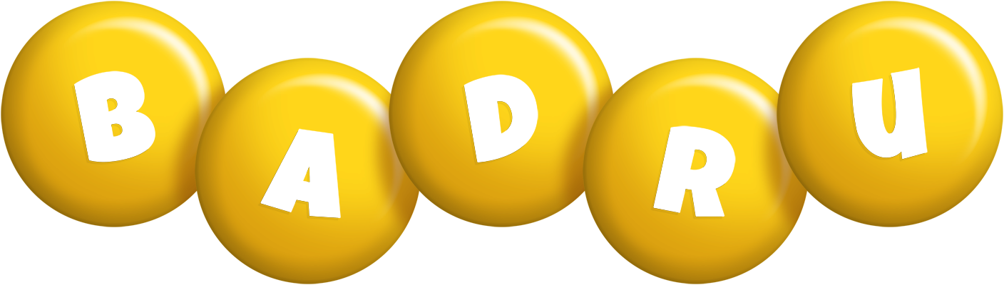 Badru candy-yellow logo
