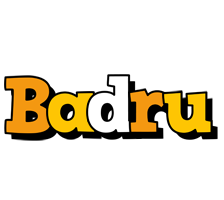 Badru cartoon logo