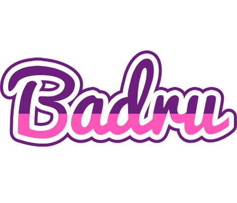 Badru cheerful logo