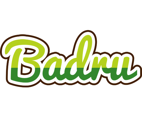 Badru golfing logo