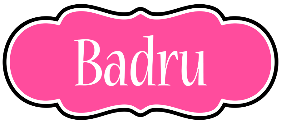 Badru invitation logo