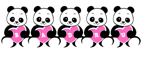 Badru love-panda logo