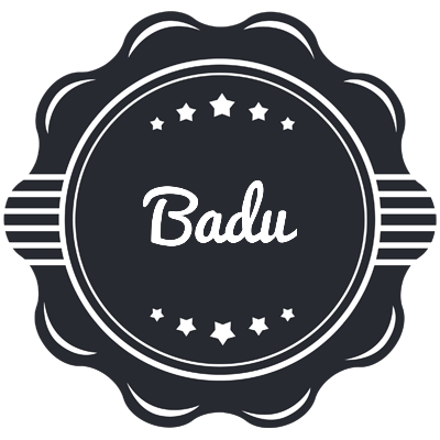 Badu badge logo