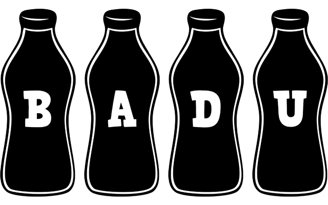 Badu bottle logo