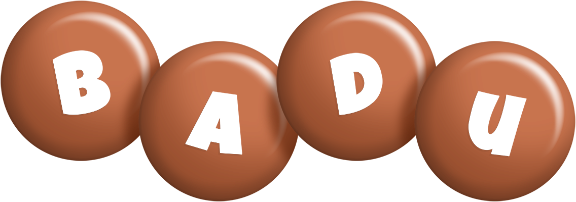 Badu candy-brown logo
