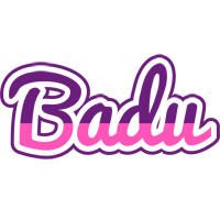 Badu cheerful logo