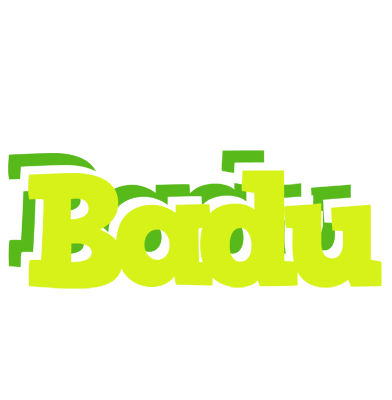 Badu citrus logo