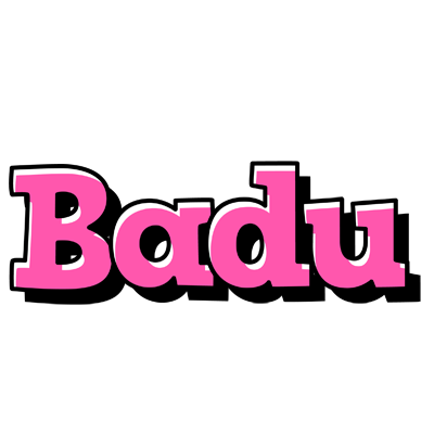 Badu girlish logo