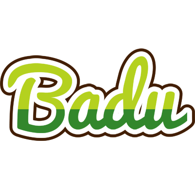Badu golfing logo