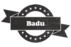 Badu grunge logo