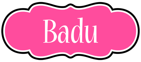 Badu invitation logo