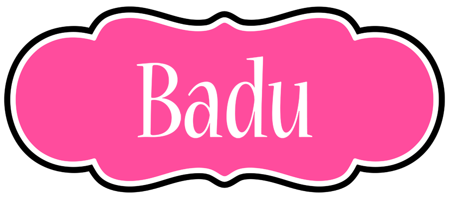 Badu invitation logo