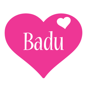 Badu love-heart logo