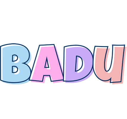 Badu pastel logo