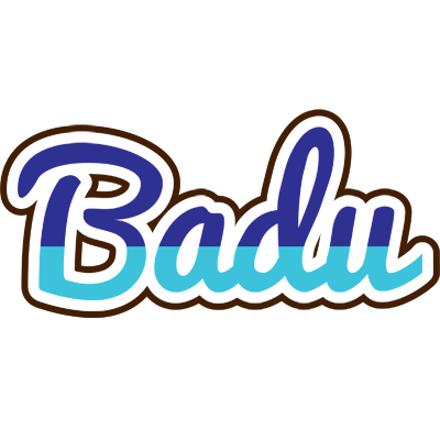Badu raining logo