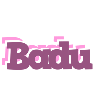 Badu relaxing logo