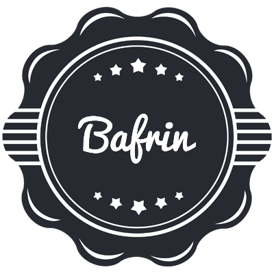 Bafrin badge logo