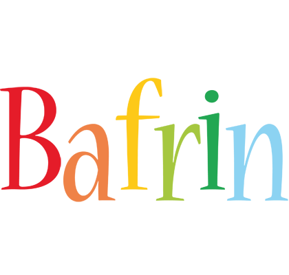 Bafrin birthday logo