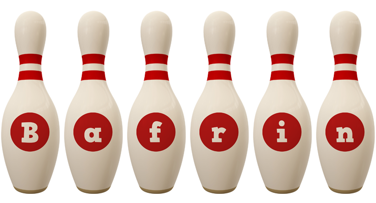 Bafrin bowling-pin logo