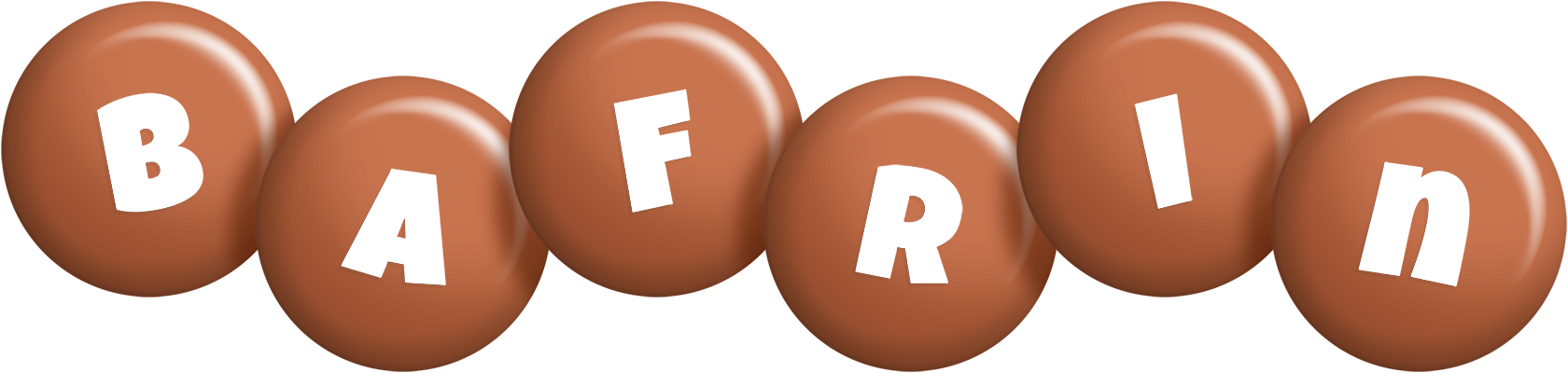 Bafrin candy-brown logo