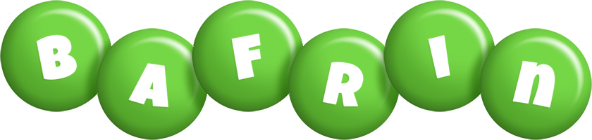 Bafrin candy-green logo