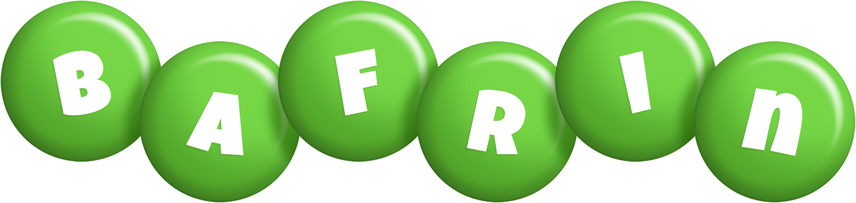 Bafrin candy-green logo