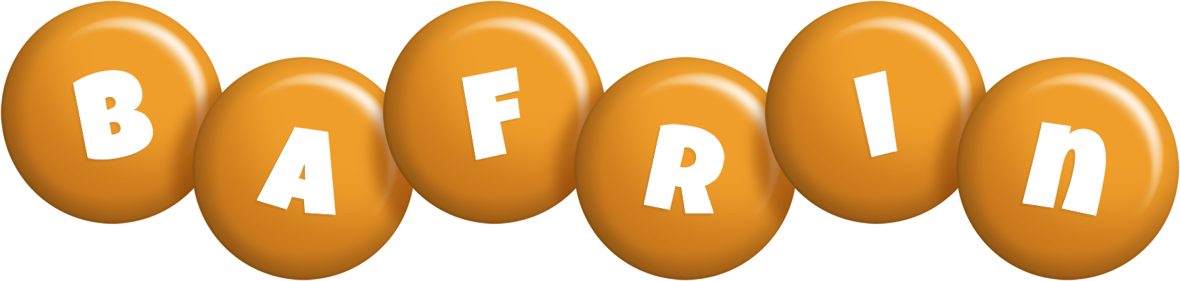 Bafrin candy-orange logo