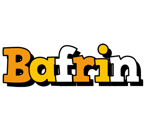 Bafrin cartoon logo