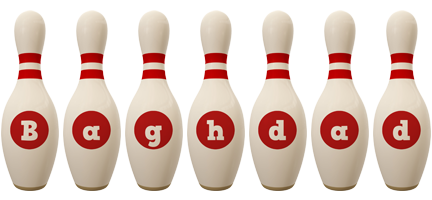 Baghdad bowling-pin logo