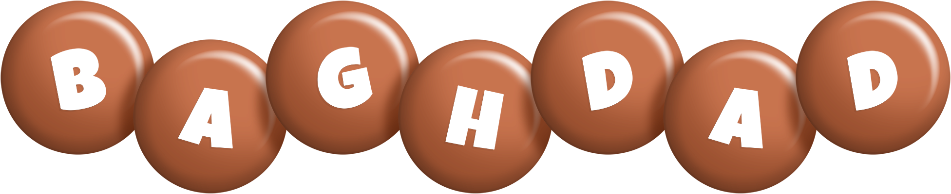Baghdad candy-brown logo
