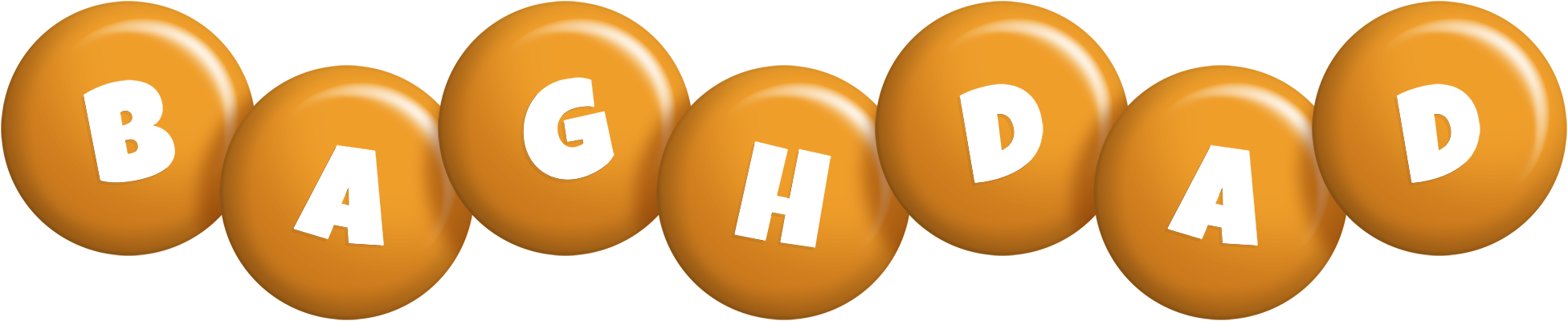Baghdad candy-orange logo