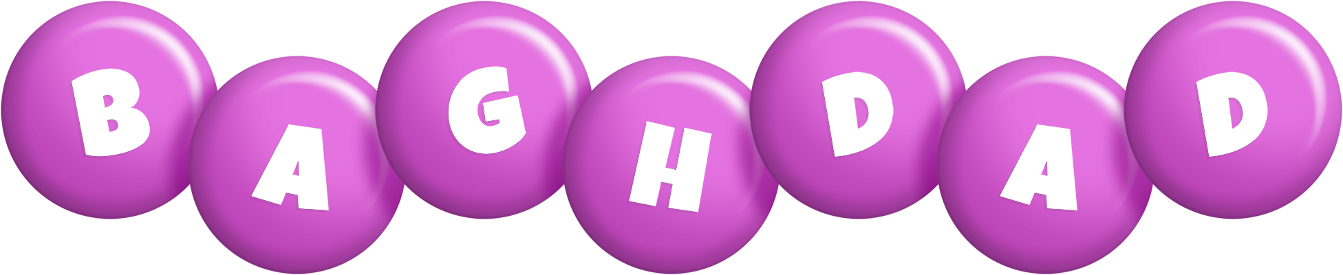 Baghdad candy-purple logo