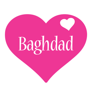 Baghdad love-heart logo