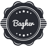 Bagher badge logo