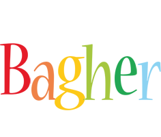 Bagher birthday logo