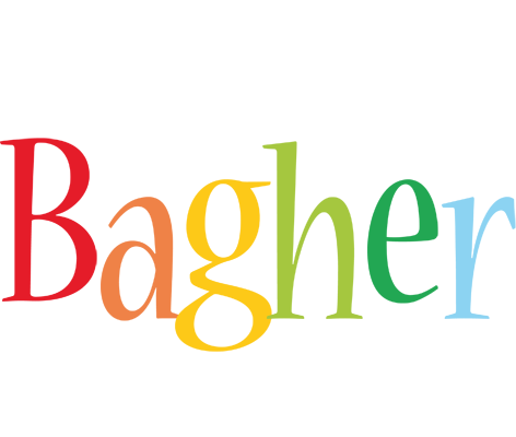 Bagher birthday logo