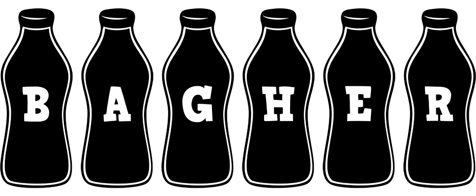 Bagher bottle logo